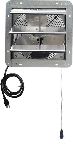 Wall mounted shutter - mounted,